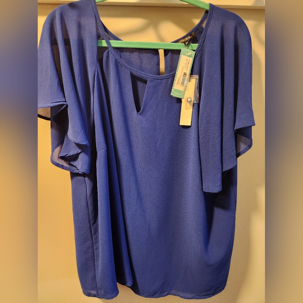 Papermoon Blue Blouse with Chic Style
